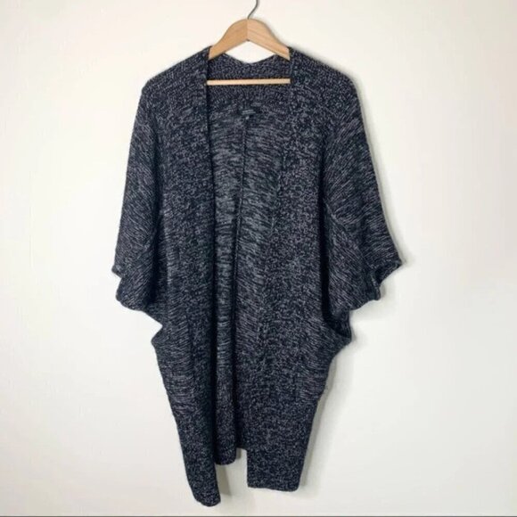 Babaton Aritzia Javier Cardigan Sweater Cocoon Open Front Mohair Wool Black XXS - Picture 9 of 14